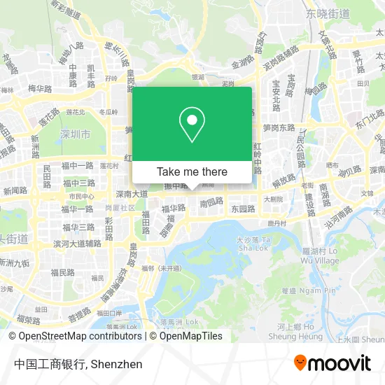 中国工商银行 map