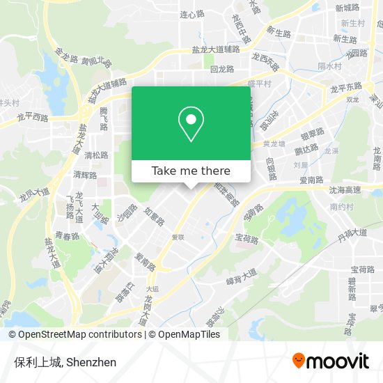 保利上城 map