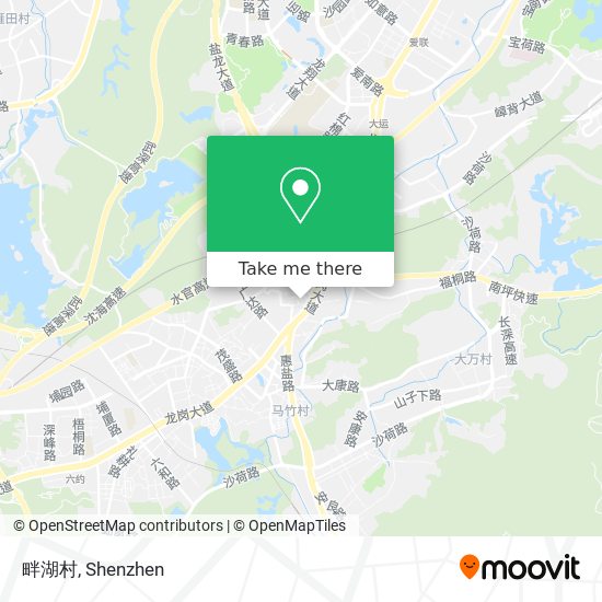 畔湖村 map