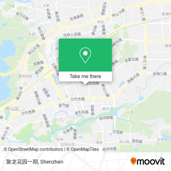 聚龙花园一期 map