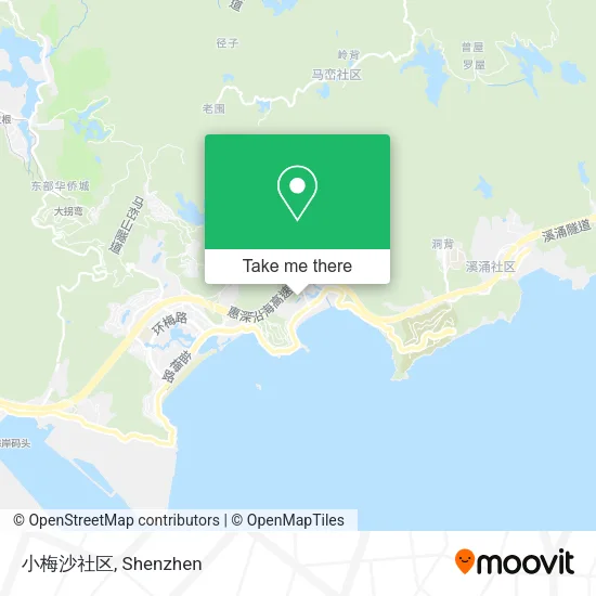 小梅沙社区 map