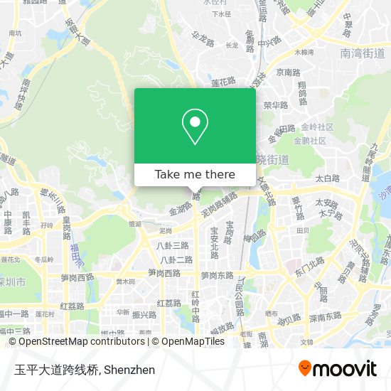 玉平大道跨线桥 map