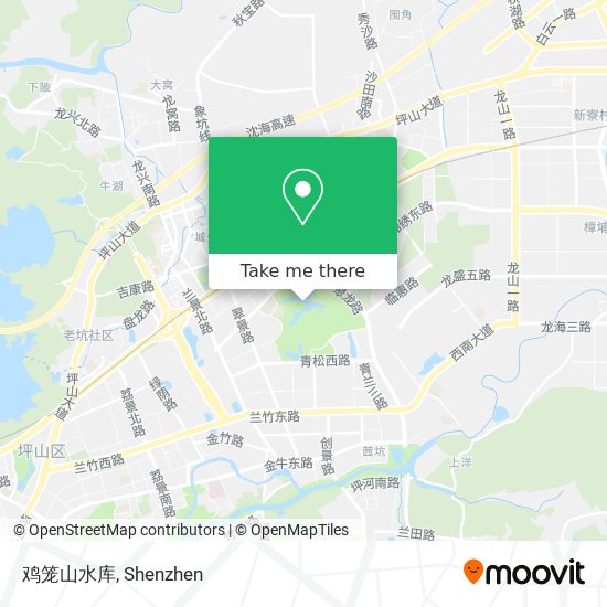 鸡笼山水库 map