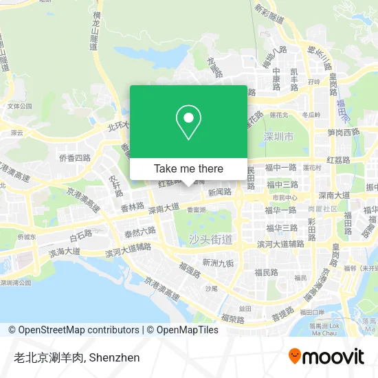 老北京涮羊肉 map