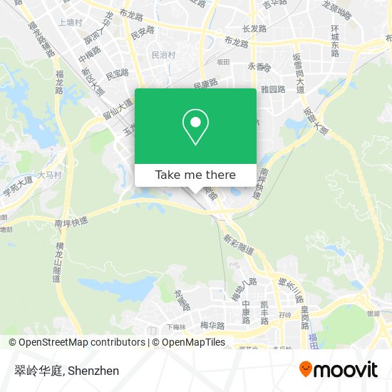 翠岭华庭 map