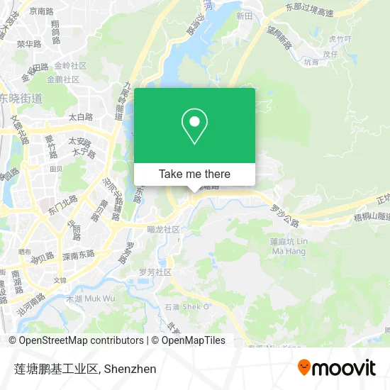 莲塘鹏基工业区 map