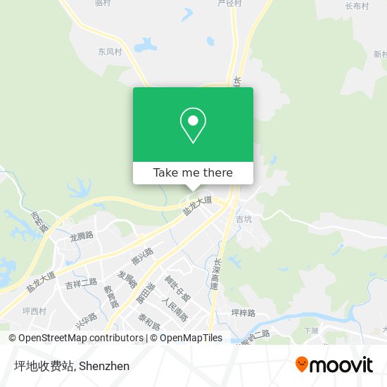 坪地收费站 map