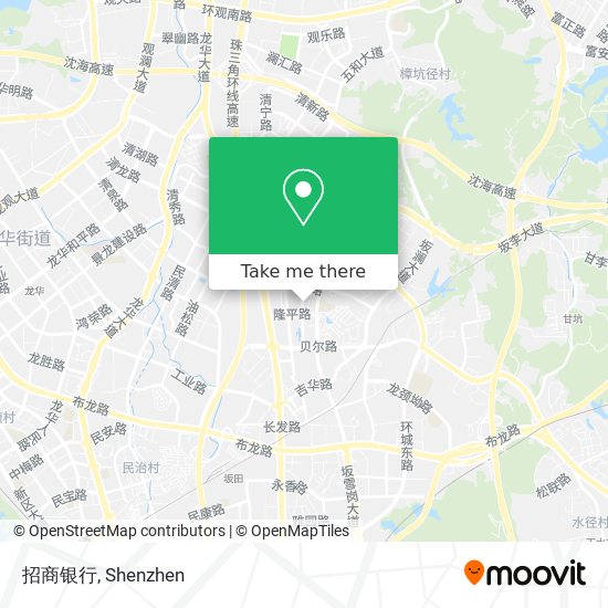 招商银行 map