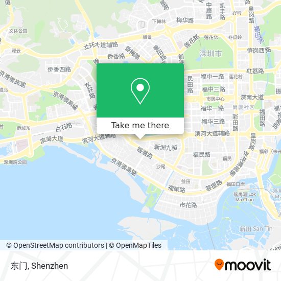 东门 map
