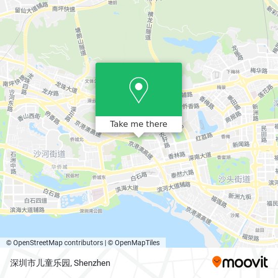 深圳市儿童乐园 map