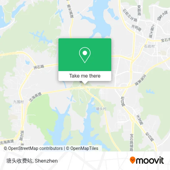 塘头收费站 map
