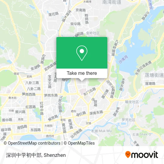 深圳中学初中部 map