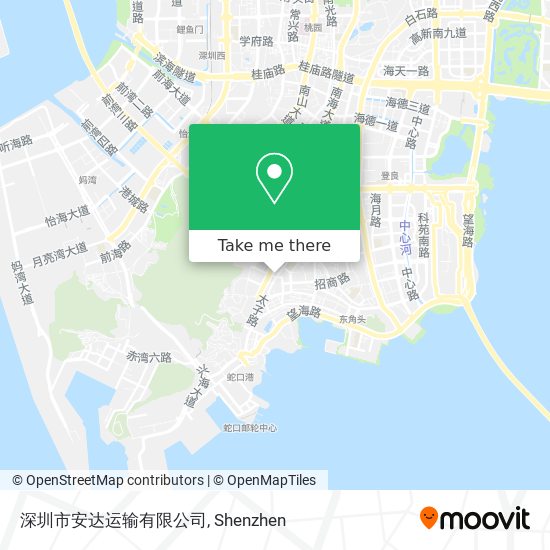 深圳市安达运输有限公司 map