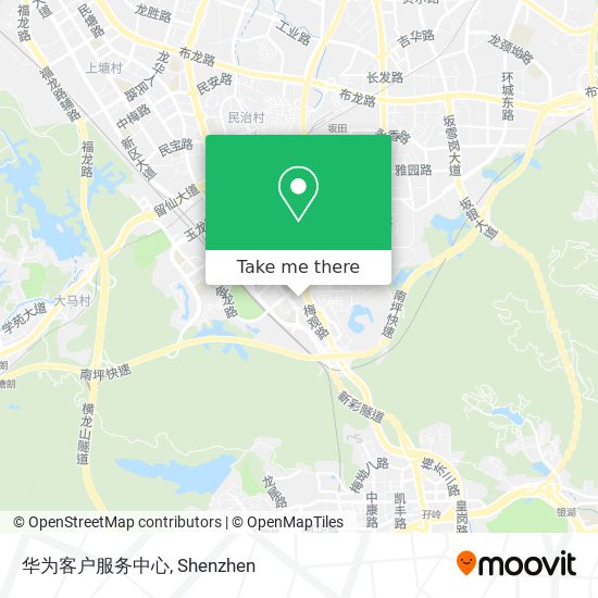 华为客户服务中心 map