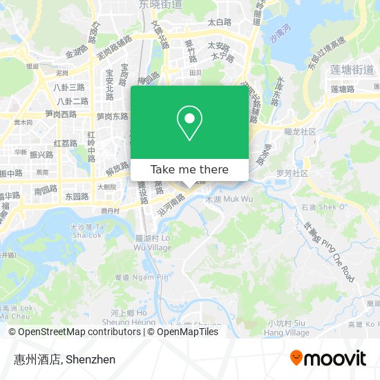 惠州酒店 map