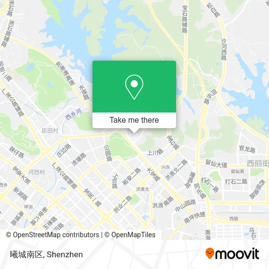 曦城南区 map