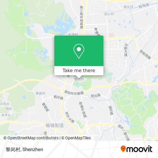 黎岗村 map