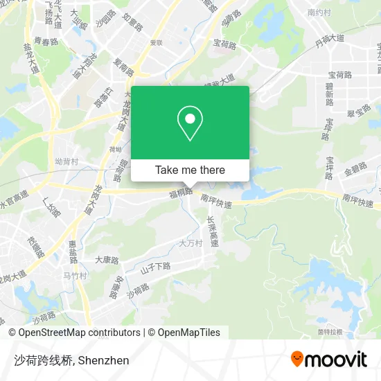 沙荷跨线桥 map