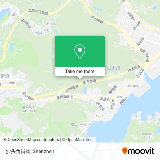 沙头角街道 map