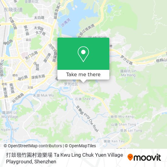打鼓嶺竹園村遊樂場 Ta Kwu Ling Chuk Yuen Village Playground map