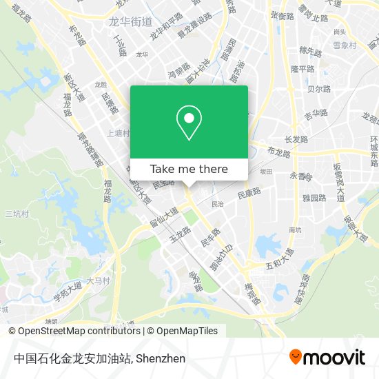 中国石化金龙安加油站 map