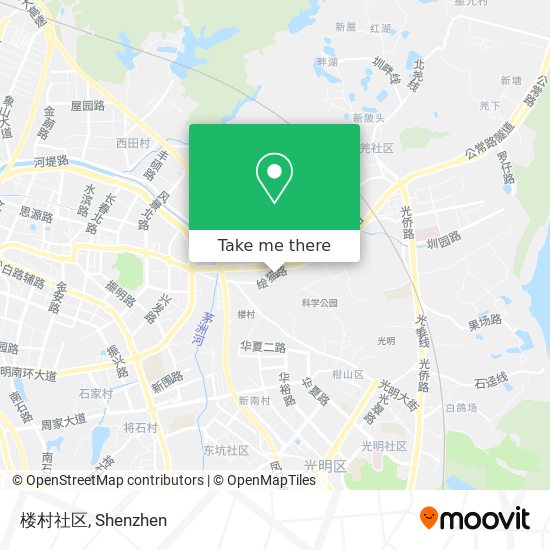 楼村社区 map