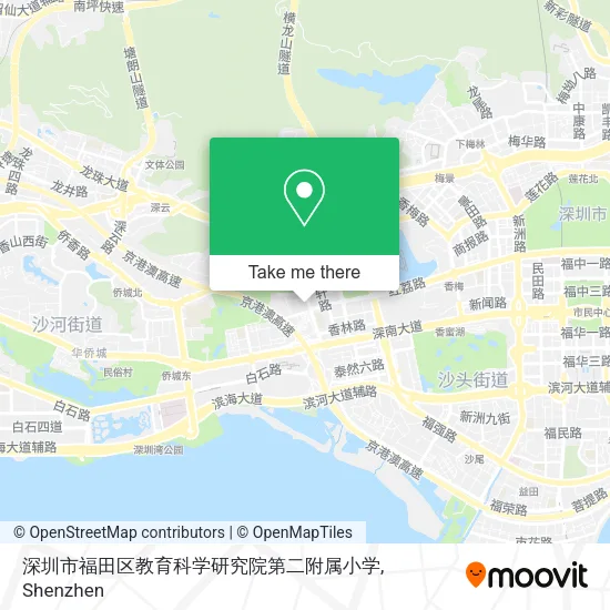 深圳市福田区教育科学研究院第二附属小学 map