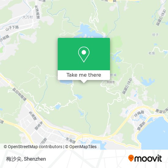 梅沙尖 map