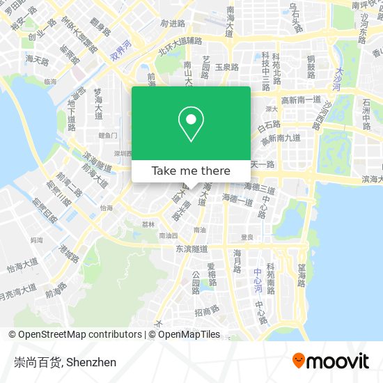 崇尚百货 map