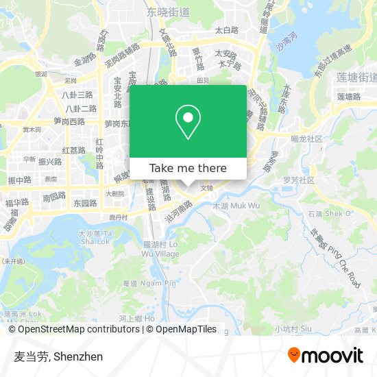 麦当劳 map