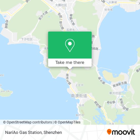 Nan'Ao Gas Station map