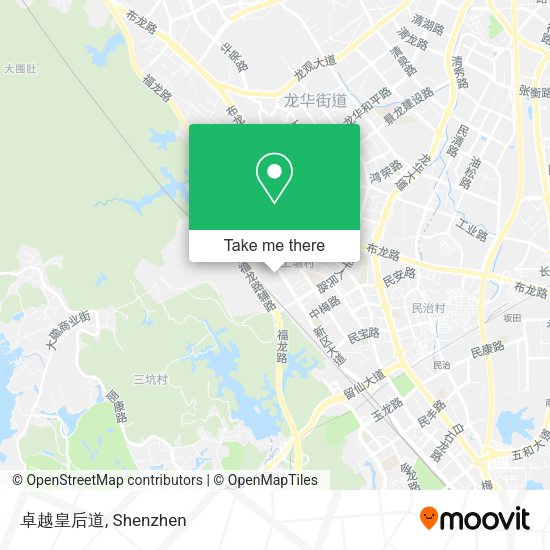 卓越皇后道 map