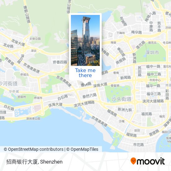 招商银行大厦 map