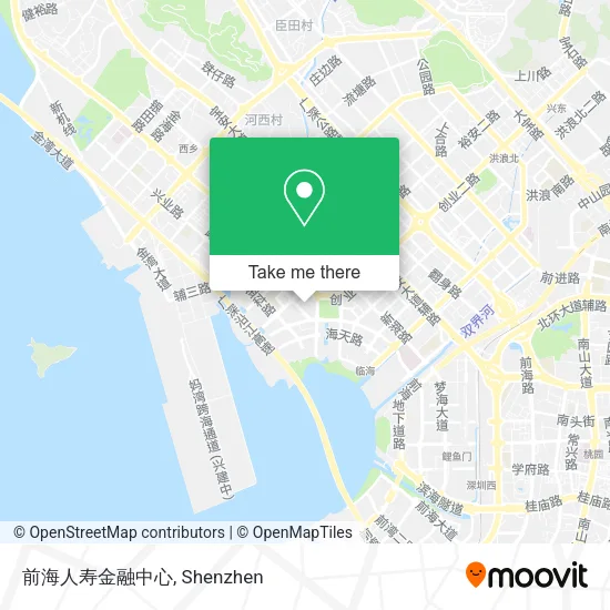 前海人寿金融中心 map