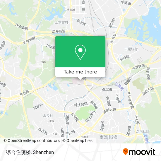 综合住院楼 map