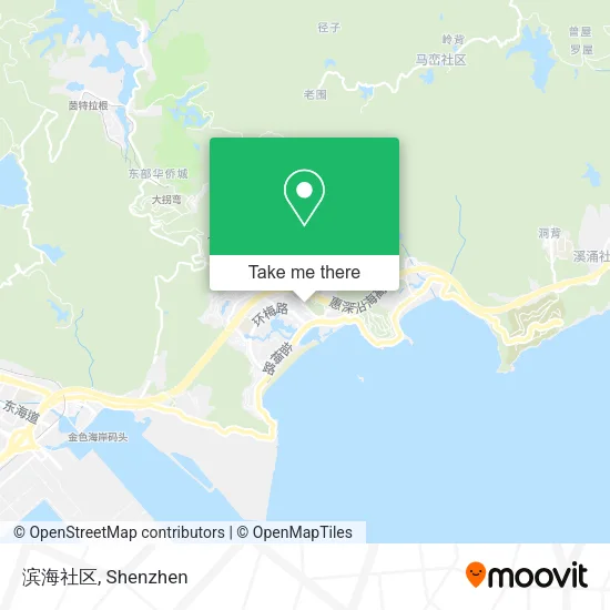 滨海社区 map