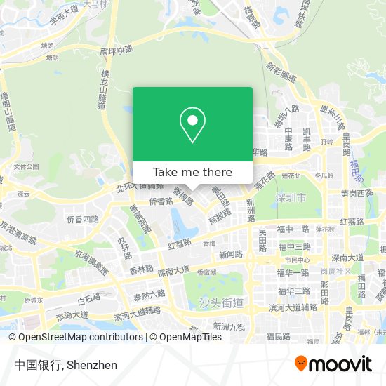 中国银行 map