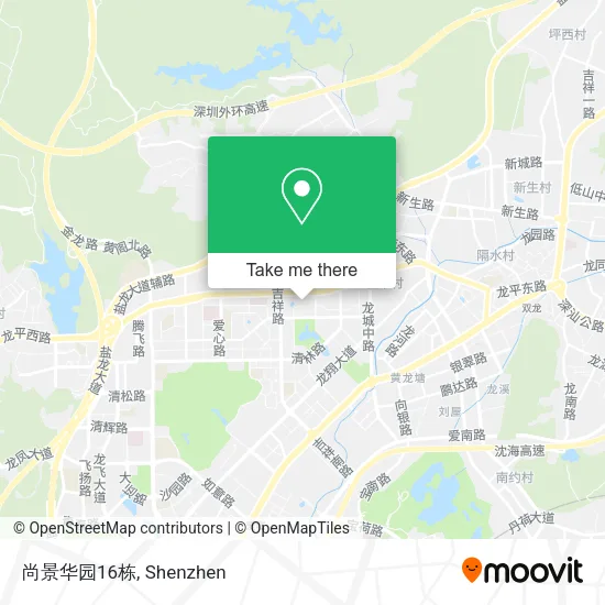 尚景华园16栋 map