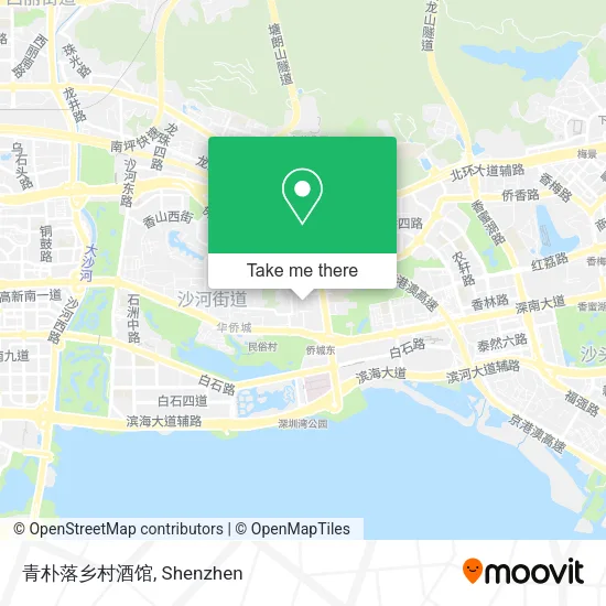 青朴落乡村酒馆 map