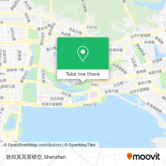 敦煌莫高窟模型 map