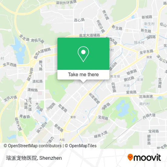 瑞派宠物医院 map