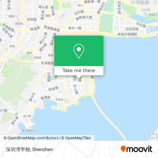 深圳湾学校 map