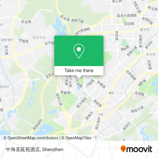 中海圣延苑酒店 map