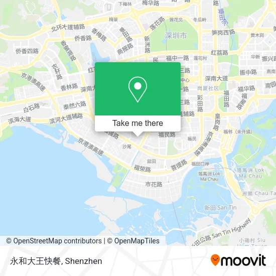 永和大王快餐 map