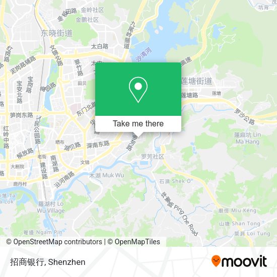 招商银行 map
