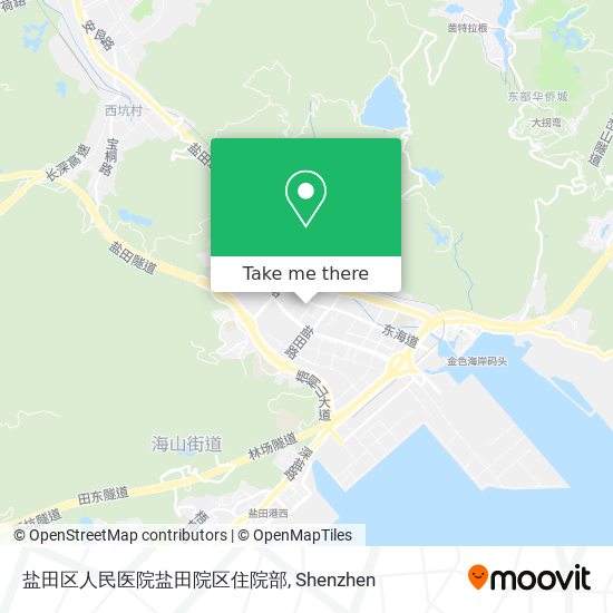 盐田区人民医院盐田院区住院部 map