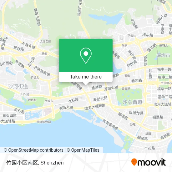 竹园小区南区 map
