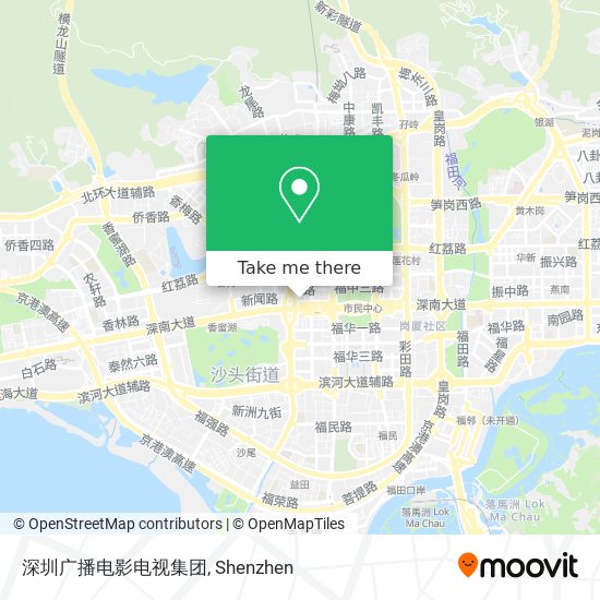 深圳广播电影电视集团 map