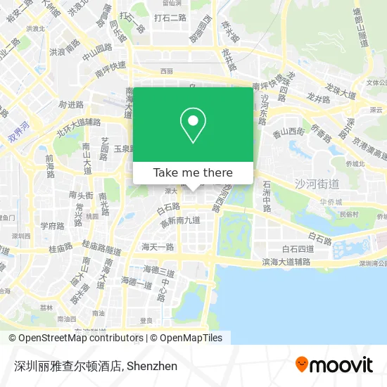 深圳丽雅查尔顿酒店 map