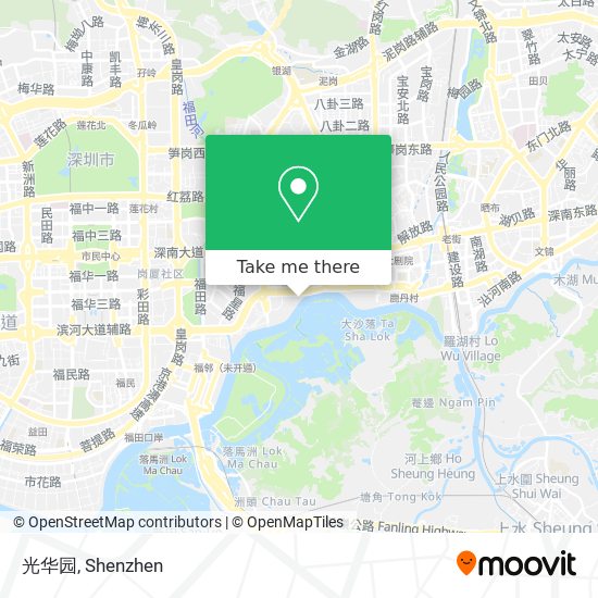光华园 map